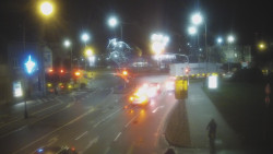 Křižovatka ulic Komenského a Velké Novosady