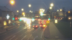 Křižovatka ulic Komenského a Velké Novosady