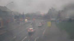 Křižovatka ulic Komenského a Velké Novosady