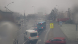 Křižovatka ulic Komenského a Velké Novosady