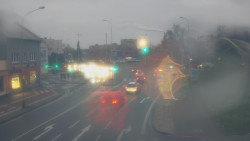 Křižovatka ulic Komenského a Velké Novosady