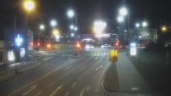 Křižovatka ulic Komenského a Velké Novosady