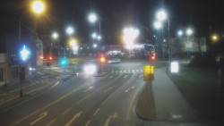 Křižovatka ulic Komenského a Velké Novosady