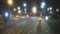 Křižovatka ulic Komenského a Velké Novosady