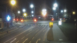 Křižovatka ulic Komenského a Velké Novosady