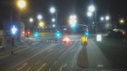 Křižovatka ulic Komenského a Velké Novosady