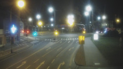 Křižovatka ulic Komenského a Velké Novosady