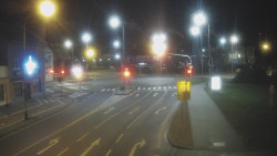 Křižovatka ulic Komenského a Velké Novosady