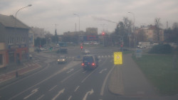 Křižovatka ulic Komenského a Velké Novosady