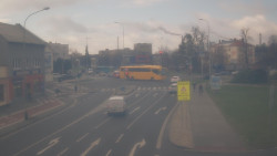 Křižovatka ulic Komenského a Velké Novosady