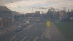 Křižovatka ulic Komenského a Velké Novosady