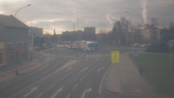 Křižovatka ulic Komenského a Velké Novosady