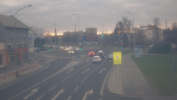 Křižovatka ulic Komenského a Velké Novosady