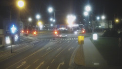 Křižovatka ulic Komenského a Velké Novosady