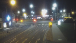 Křižovatka ulic Komenského a Velké Novosady