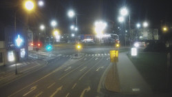 Křižovatka ulic Komenského a Velké Novosady