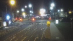 Křižovatka ulic Komenského a Velké Novosady