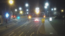 Křižovatka ulic Komenského a Velké Novosady