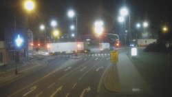 Křižovatka ulic Komenského a Velké Novosady