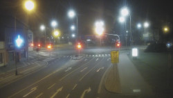 Křižovatka ulic Komenského a Velké Novosady