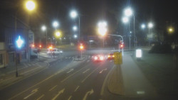 Křižovatka ulic Komenského a Velké Novosady