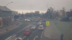 Křižovatka ulic Komenského a Velké Novosady