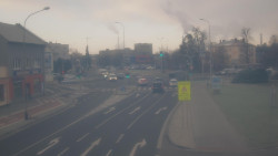 Křižovatka ulic Komenského a Velké Novosady