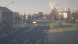 Křižovatka ulic Komenského a Velké Novosady