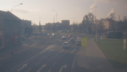 Křižovatka ulic Komenského a Velké Novosady