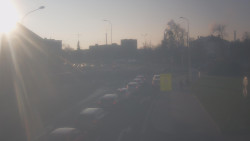 Křižovatka ulic Komenského a Velké Novosady