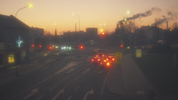 Křižovatka ulic Komenského a Velké Novosady