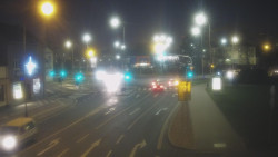 Křižovatka ulic Komenského a Velké Novosady