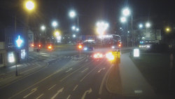 Křižovatka ulic Komenského a Velké Novosady