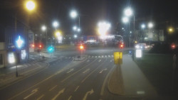 Křižovatka ulic Komenského a Velké Novosady