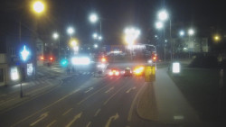 Křižovatka ulic Komenského a Velké Novosady