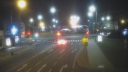 Křižovatka ulic Komenského a Velké Novosady