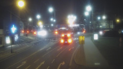 Křižovatka ulic Komenského a Velké Novosady