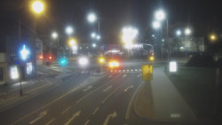 Křižovatka ulic Komenského a Velké Novosady