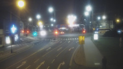 Křižovatka ulic Komenského a Velké Novosady