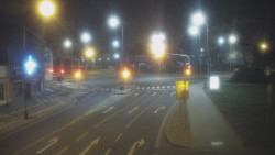 Křižovatka ulic Komenského a Velké Novosady