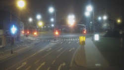 Křižovatka ulic Komenského a Velké Novosady