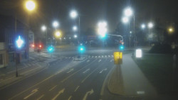 Křižovatka ulic Komenského a Velké Novosady