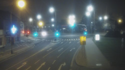 Křižovatka ulic Komenského a Velké Novosady