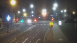 Křižovatka ulic Komenského a Velké Novosady