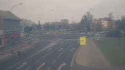 Křižovatka ulic Komenského a Velké Novosady