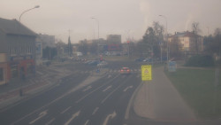 Křižovatka ulic Komenského a Velké Novosady