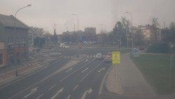 Křižovatka ulic Komenského a Velké Novosady