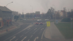 Křižovatka ulic Komenského a Velké Novosady