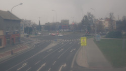 Křižovatka ulic Komenského a Velké Novosady