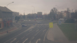 Křižovatka ulic Komenského a Velké Novosady